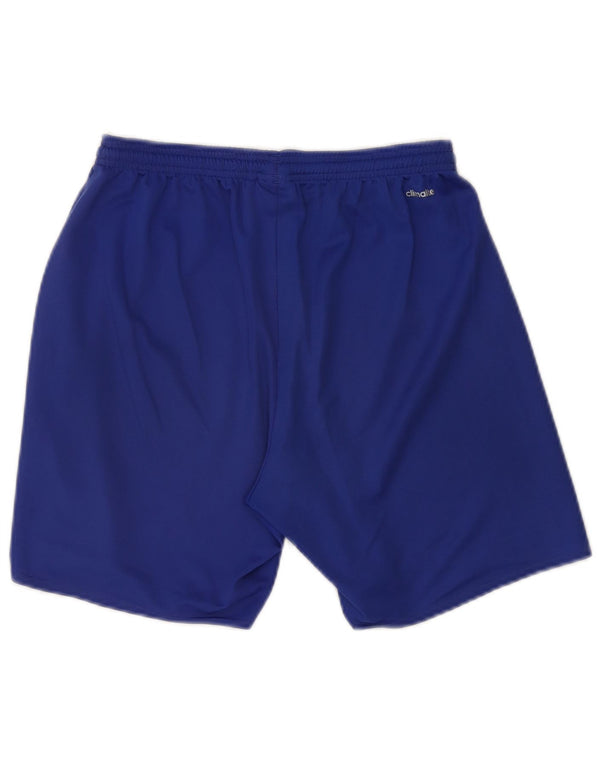 Adidas Mens Climalite Sport Shorts Medium Blue Polyester Sports