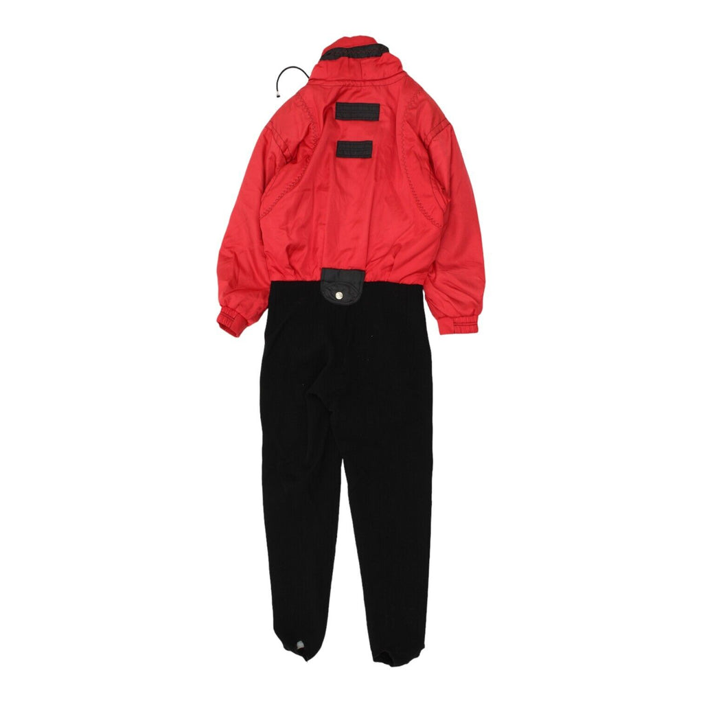 Silvy Womens Red Black Ski Suit | Vintage Retro Winter Sportswear Snowsuit VTG Vintage Messina Hembry and Second-Hand Messina Hembry from Messina Hembry 