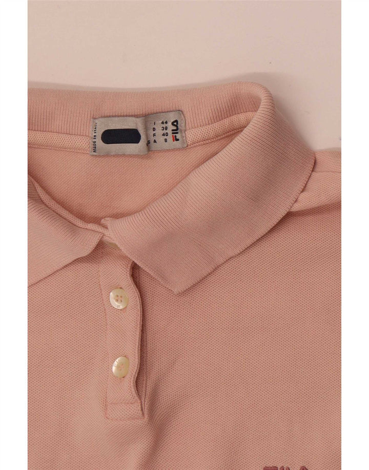 Fila Womens Polo shirt IT 44 Medium Pink