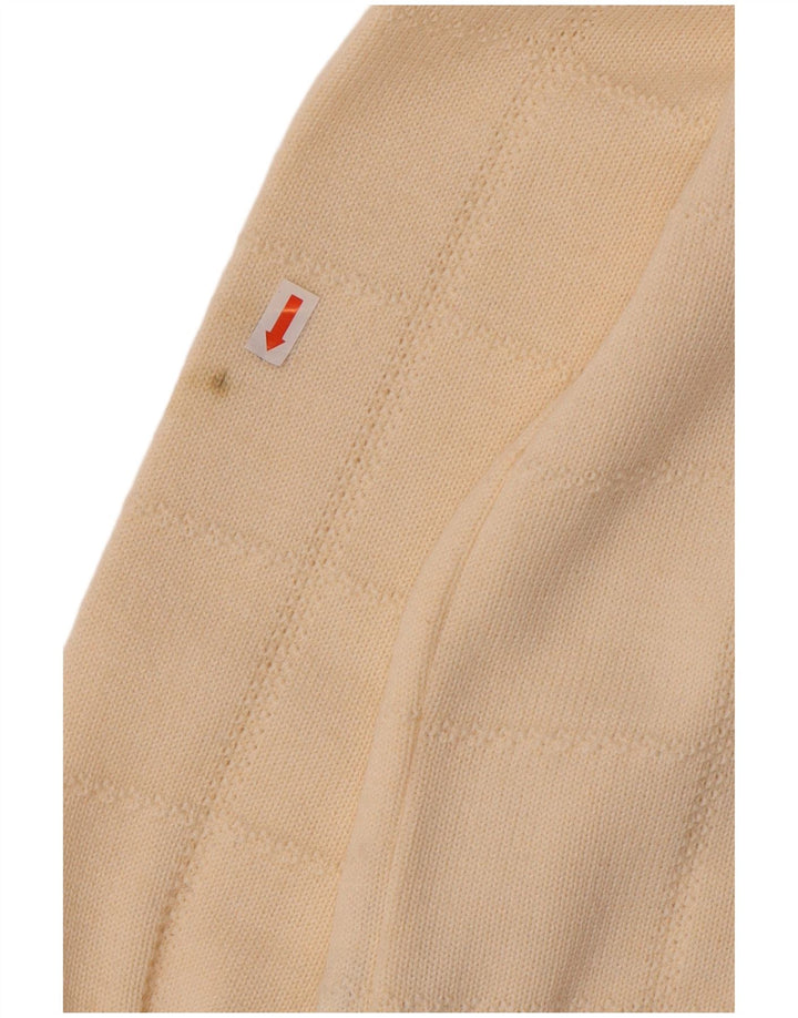 Aspa Womens Cardigan Sweater EU 48 2XL Beige Polyacrylic