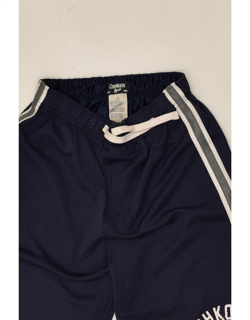 OSH KOSH Boys Sport Shorts 9-10 Years Navy Blue Polyester | Vintage Osh Kosh | Thrift | Second-Hand Osh Kosh | Used Clothing | Messina Hembry 