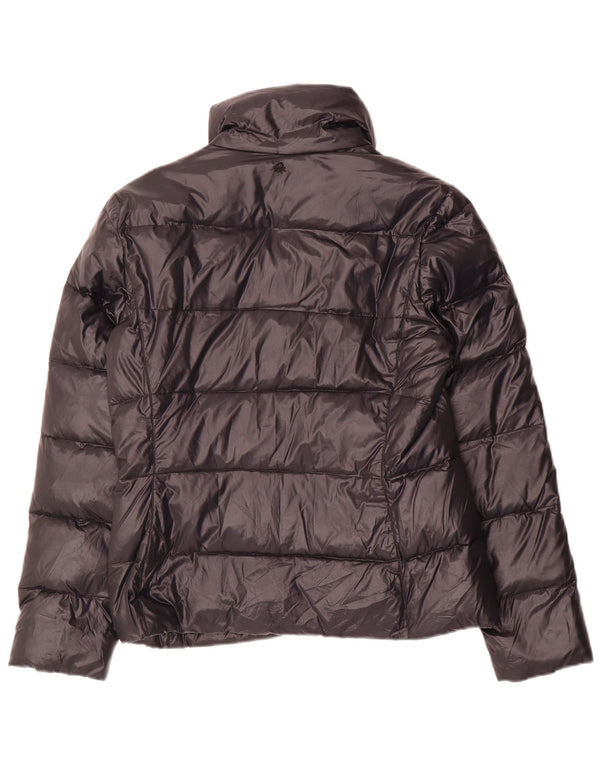 Benetton Womens Padded Jacket UK 12 Medium Black