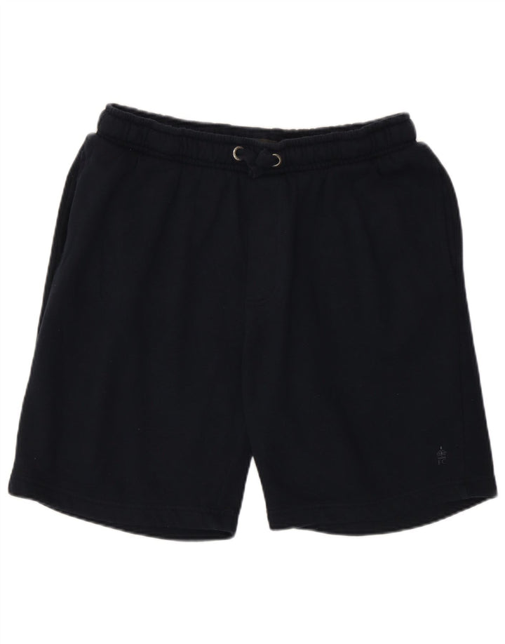 French Connection Mens Sport Shorts Large  Navy Blue Cotton