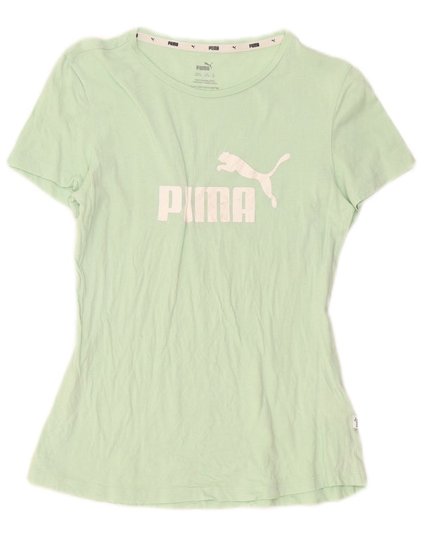 Puma Girls Graphic T-Shirt Top 15-16 Years Green