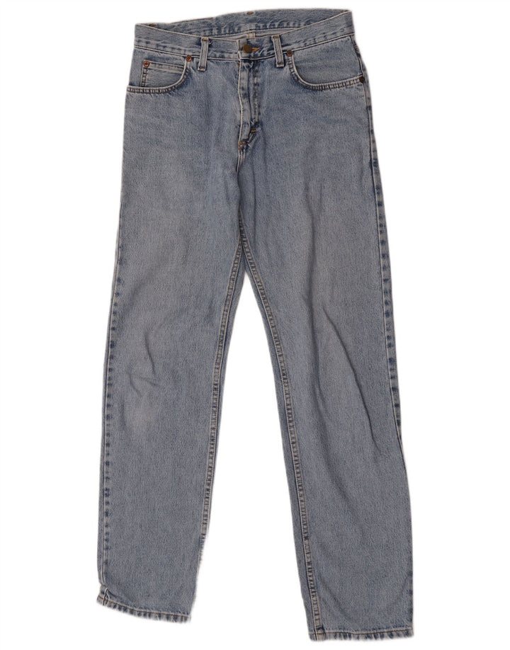 Lee Mens Brooklyn Straight Jeans W30 L32 Blue Cotton