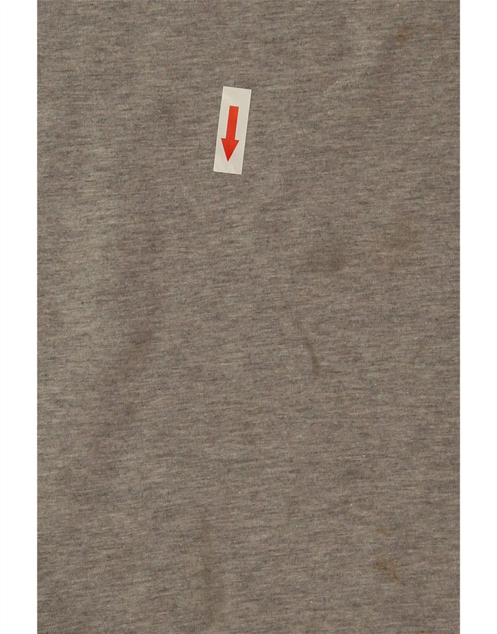 Nike Mens Graphic T-Shirt Top Large Grey Colourblock Cotton