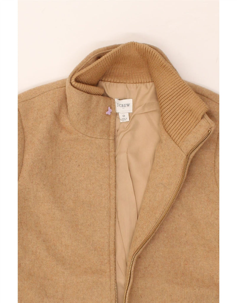 J. CREW Womens Overcoat US 0 XS Beige Wool | Vintage J. Crew | Thrift | Second-Hand J. Crew | Used Clothing | Messina Hembry 