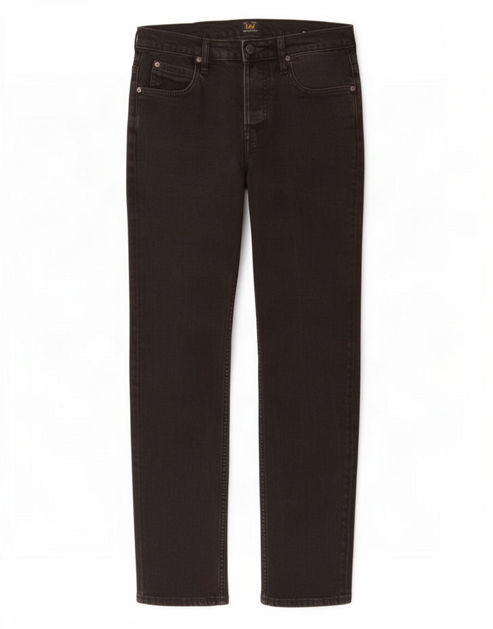 Lee Womens Powell Slim Jeans W30 L32 Black Cotton
