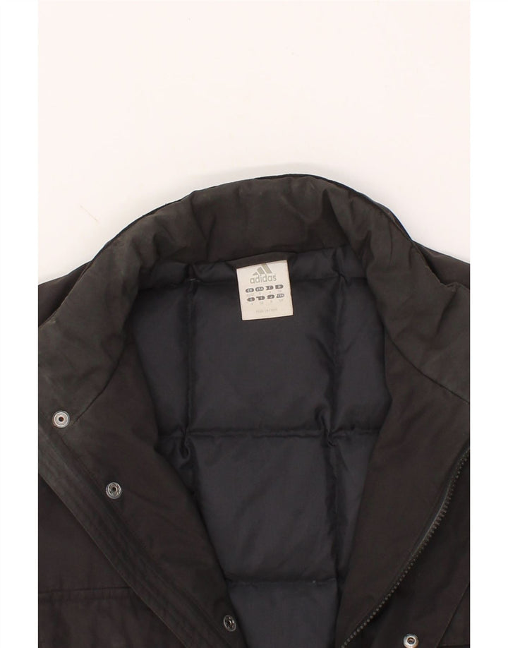 ADIDAS Mens Padded Jacket UK 40/42 Medium Black Polyester Vintage Adidas and Second-Hand Adidas from Messina Hembry 