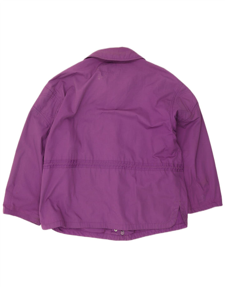 Diadora Womens Oversized Utility Jacket UK 16 Large Purple