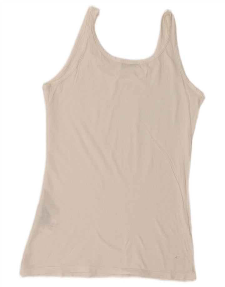 North Sails Womens Vest Top UK 10 Small White Cotton