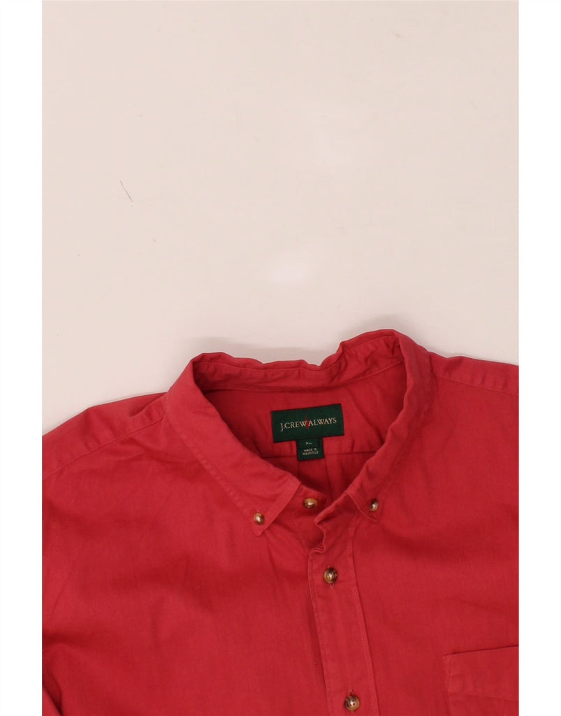 J. CREW Mens Shirt XL Red Cotton Vintage J. Crew and Second-Hand J. Crew from Messina Hembry 