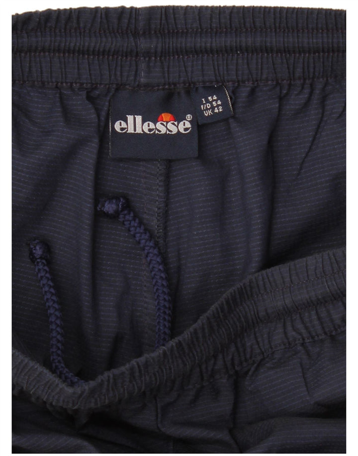 Ellesse Mens Tracksuit Trousers XL  Navy Blue Colourblock