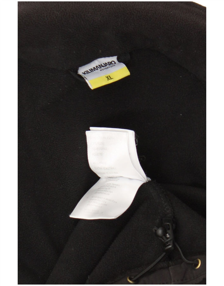 Kilimanjaro Mens Windbreaker Jacket UK 42 XL Black Polyester