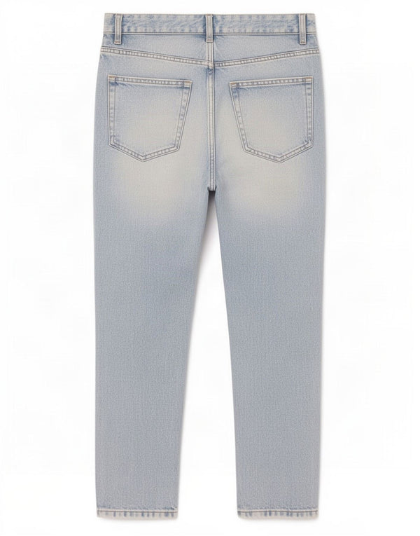Zara Mens Slim Cropped Jeans EU 40 Medium W31 L26 Blue