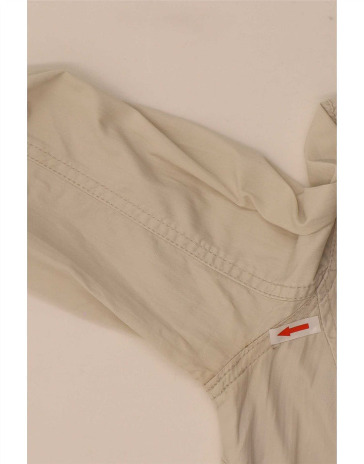 G-Star Womens Utility Jacket UK 6 XS Beige Cotton
