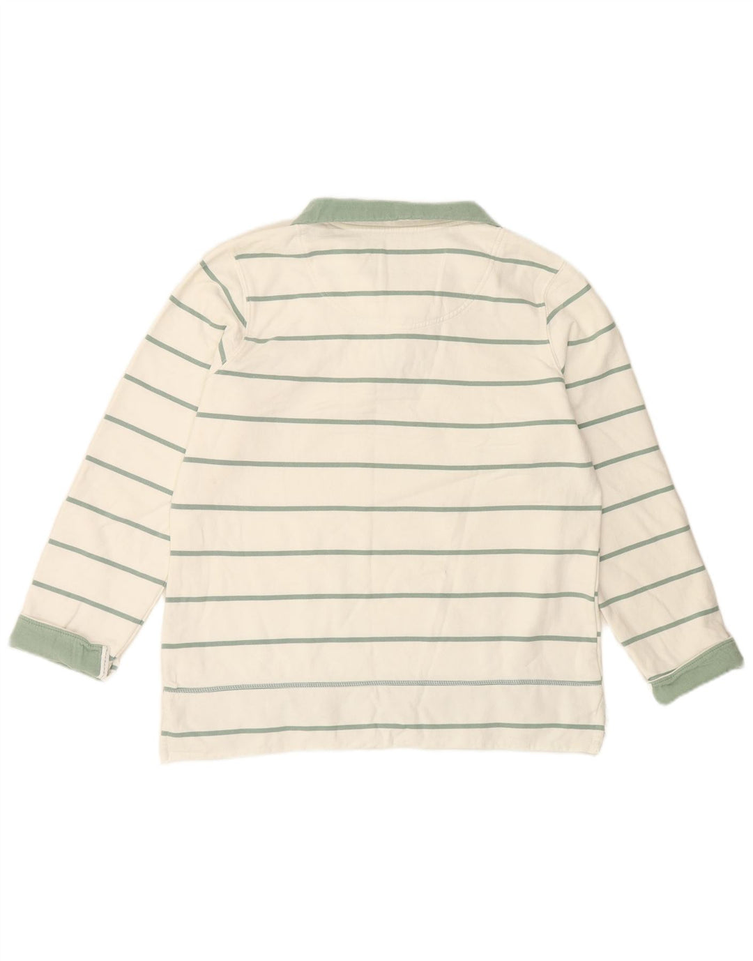 CREW CLOTHING Womens Sweatshirt Jumper UK 16 Large  White Striped