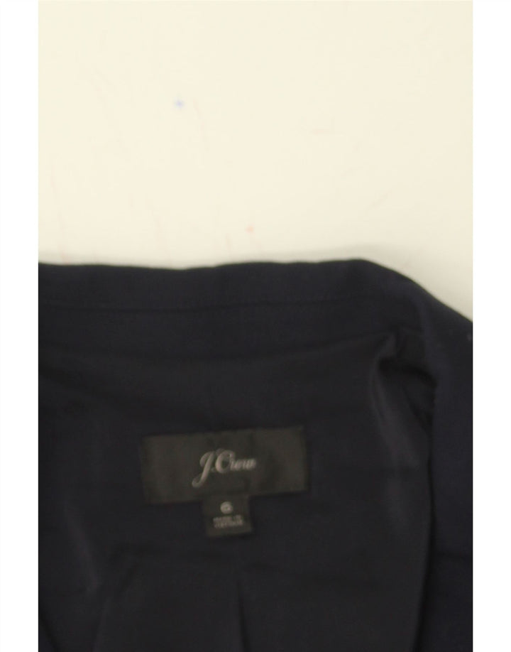 J. CREW Womens Double Breasted Blazer Jacket US 8 Medium Navy Blue Vintage J. Crew and Second-Hand J. Crew from Messina Hembry 