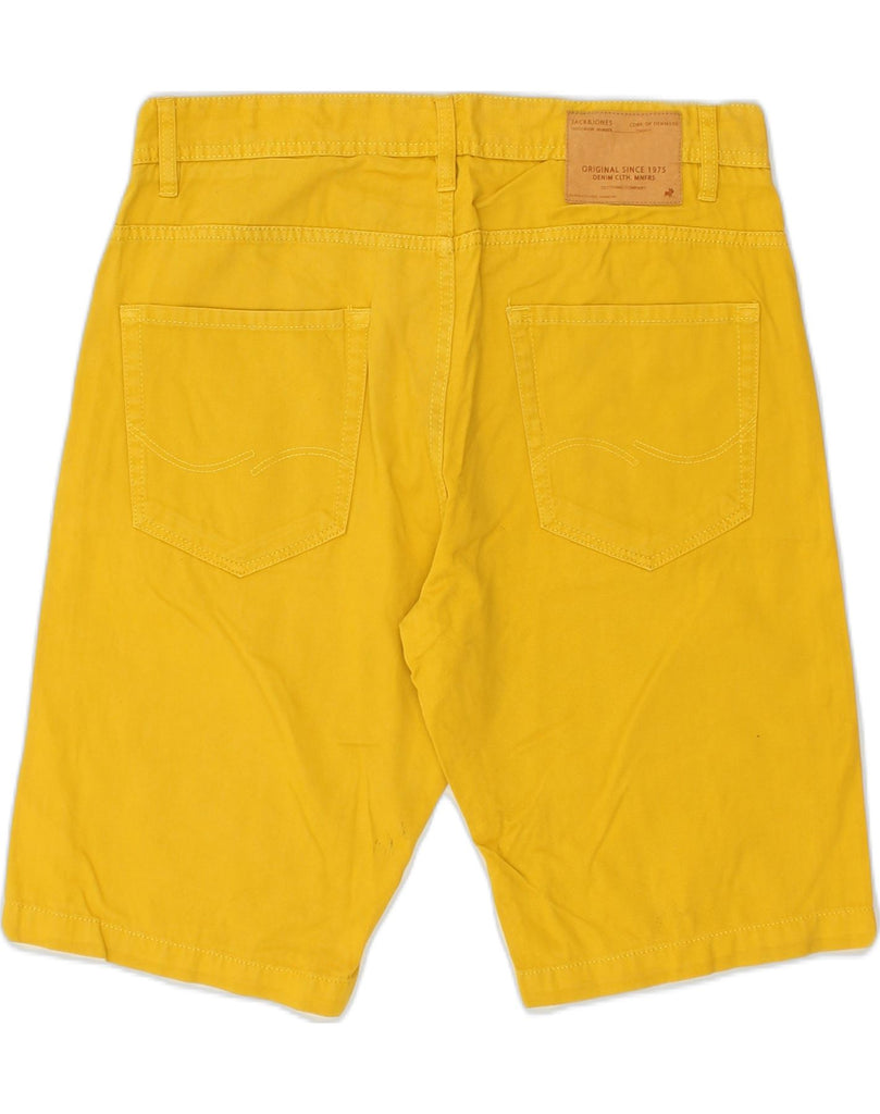 JACK & JONES Womens Denim Shorts W34 Large  Yellow | Vintage Jack & Jones | Thrift | Second-Hand Jack & Jones | Used Clothing | Messina Hembry 