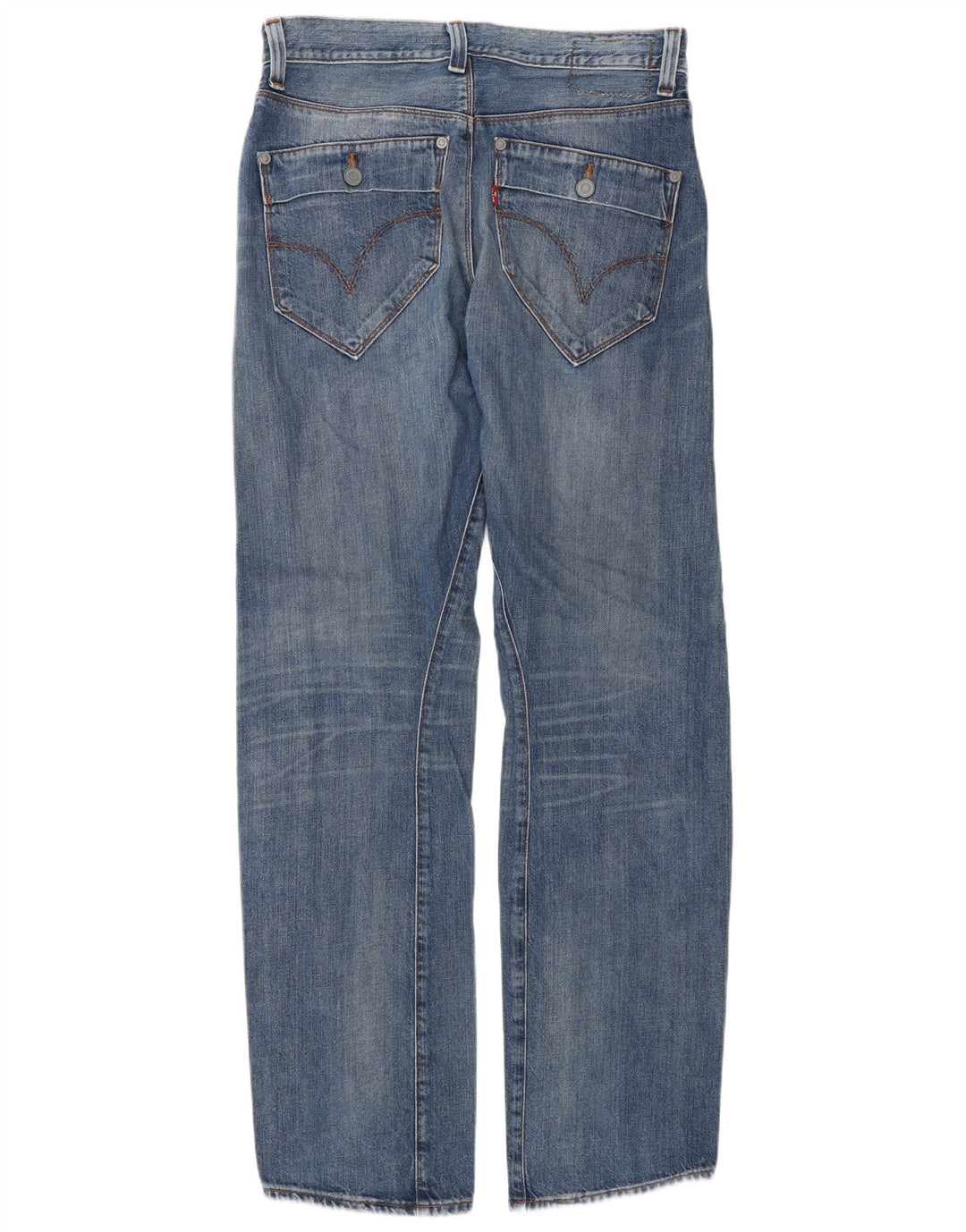 Levi's Mens Engineered Straight Jeans W30 L34 Blue Cotton