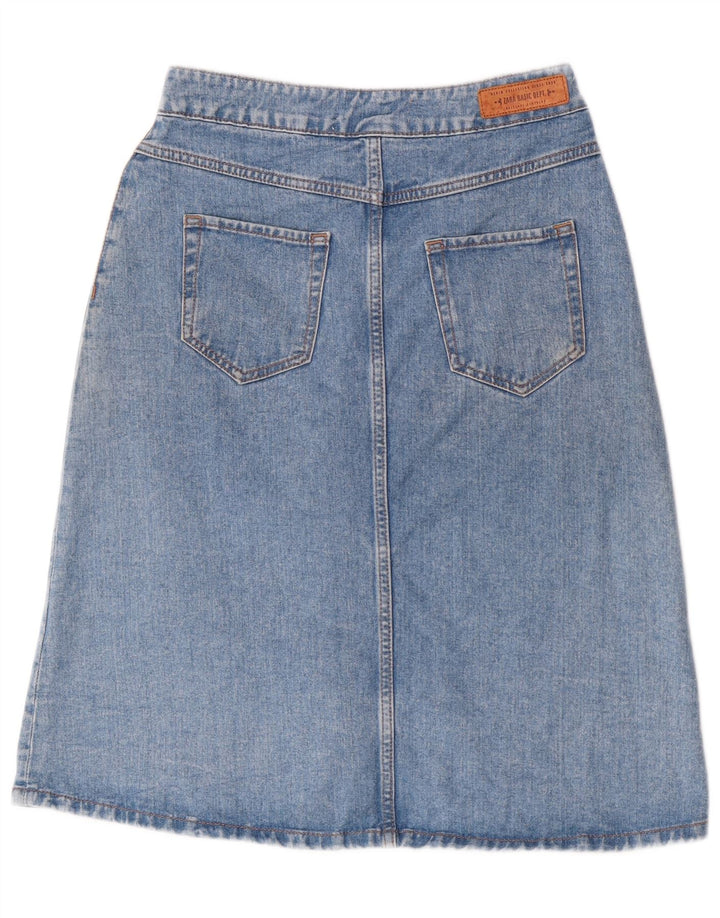 Zara Womens Denim Skirt Small W28  Blue