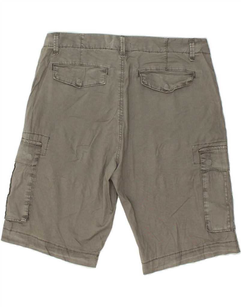 GIANNI LUPO Mens Cargo Shorts W36 Large Grey Cotton | Vintage Gianni Lupo | Thrift | Second-Hand Gianni Lupo | Used Clothing | Messina Hembry 