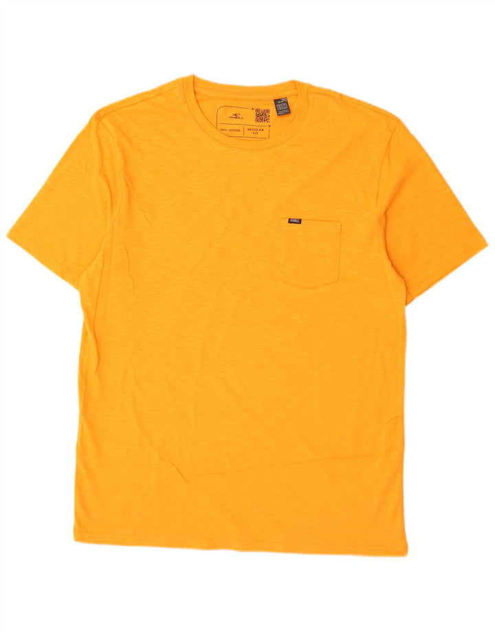 O'Neill Mens Regular Fit T-Shirt Top Medium Orange Cotton