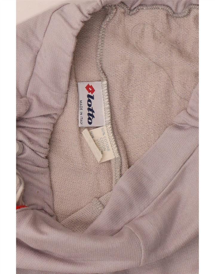 LOTTO Womens Tracksuit Trousers IT 46 Large  Grey Cotton