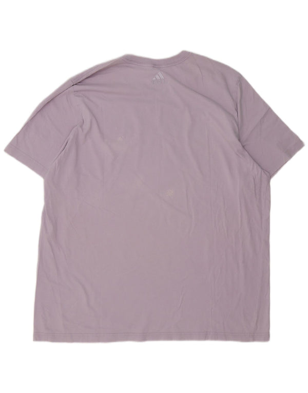 Adidas Mens Graphic T-Shirt Top XL Purple