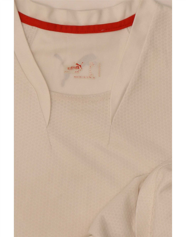 Puma Mens T-Shirt Top Large White