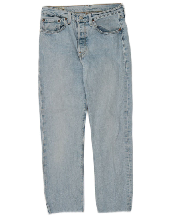 Levi's Womens Straight Jeans W27 L26 Blue Cotton