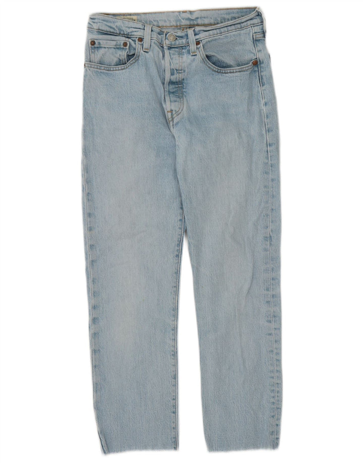 Levi's Womens Straight Jeans W27 L26 Blue Cotton