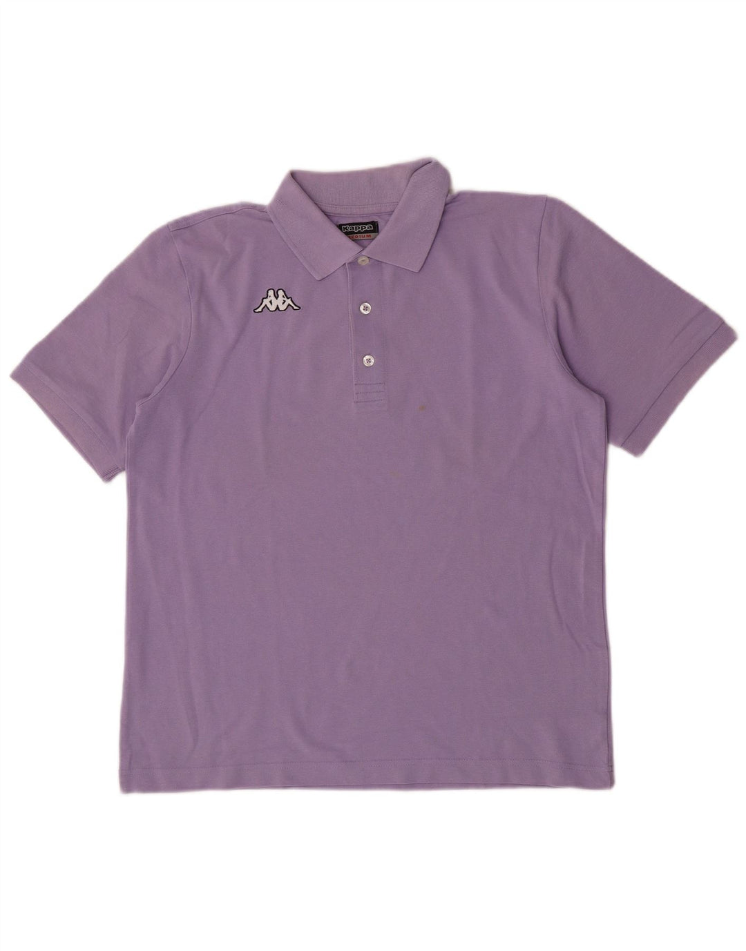 Kappa Mens Polo Shirt Medium Purple Cotton