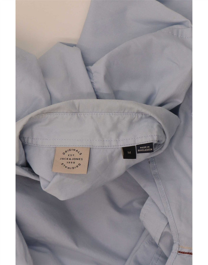 Jack & Jones Mens Shirt Medium Blue Cotton