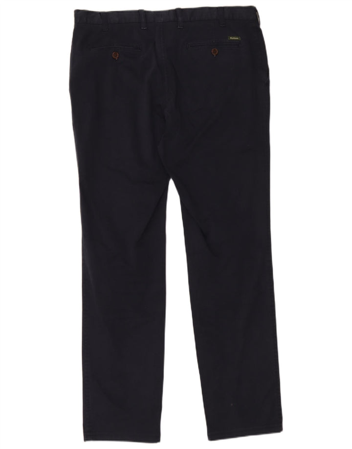Barbour Mens Regular Fit Chino Trousers IT 48 Medium W36 L32 Navy Blue
