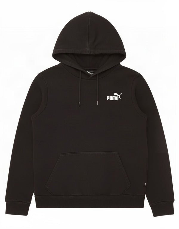 Puma Womens Hoodie Jumper UK 16 Large Black Cotton