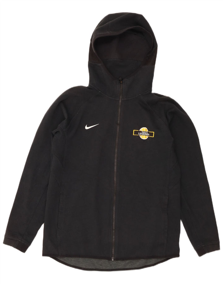 Nike Mens Unity Legends Graphic Zip Hoodie Sweater Medium Black Polyester