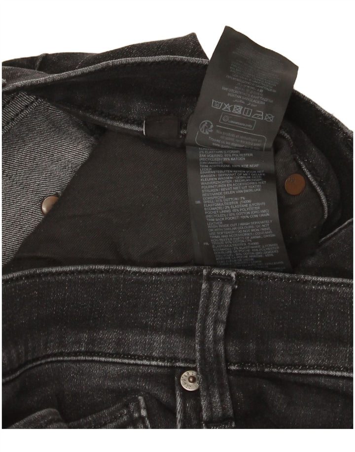 G-Star Mens Slim Jeans W36 L30 Black Cotton