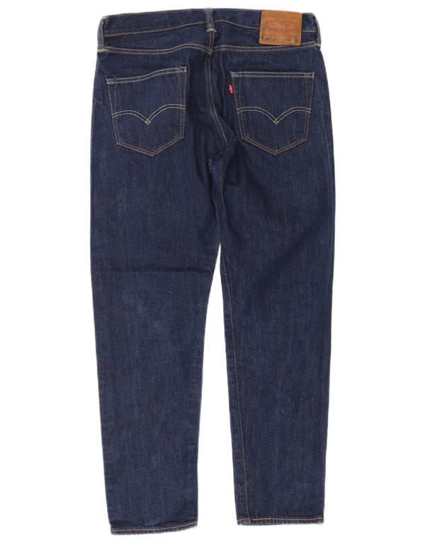 Levi's Mens 501 CT Straight Jeans W34 L32 Blue Cotton