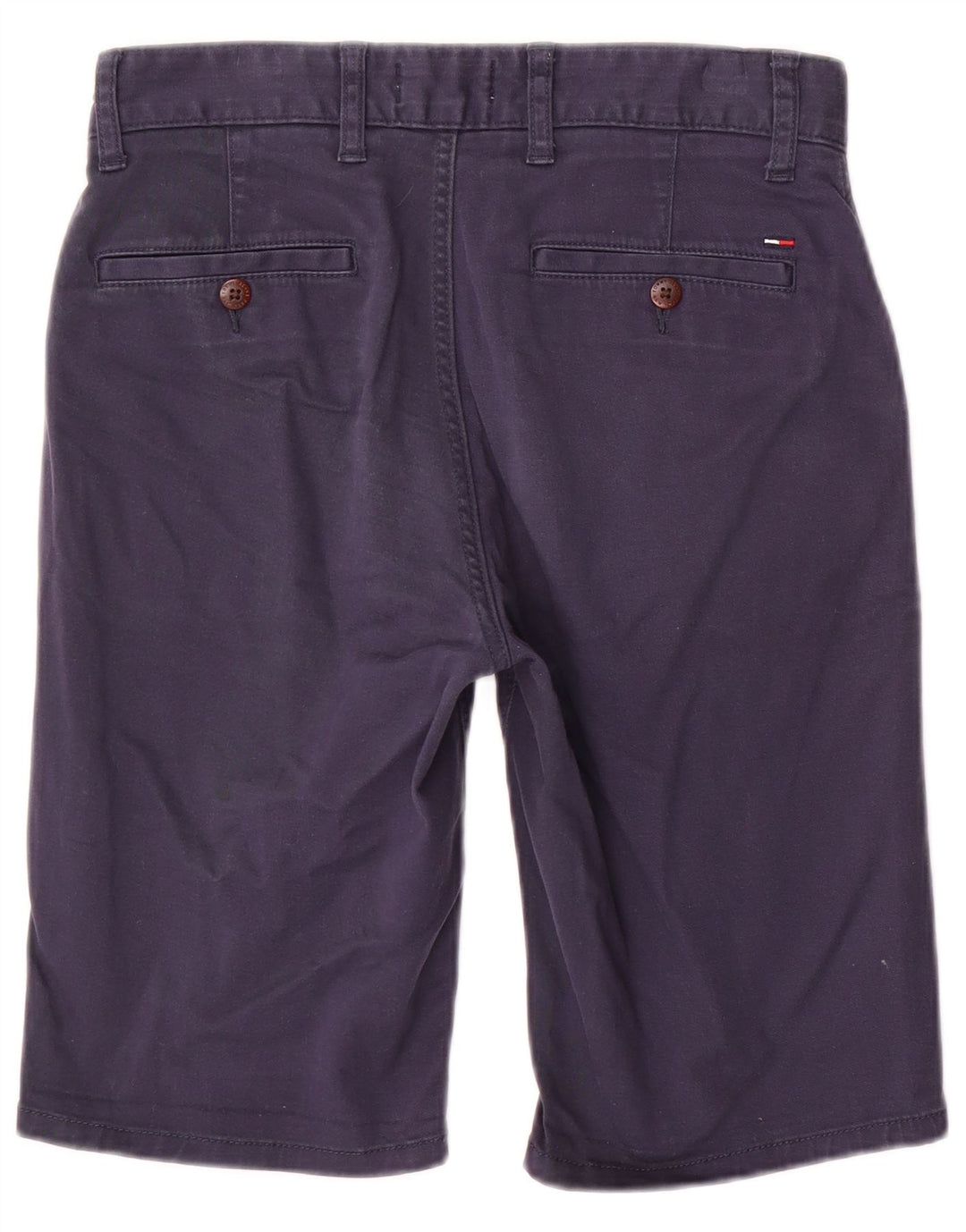 TOMMY HILFIGER Mens Chino Shorts W28 Small Navy Blue Cotton