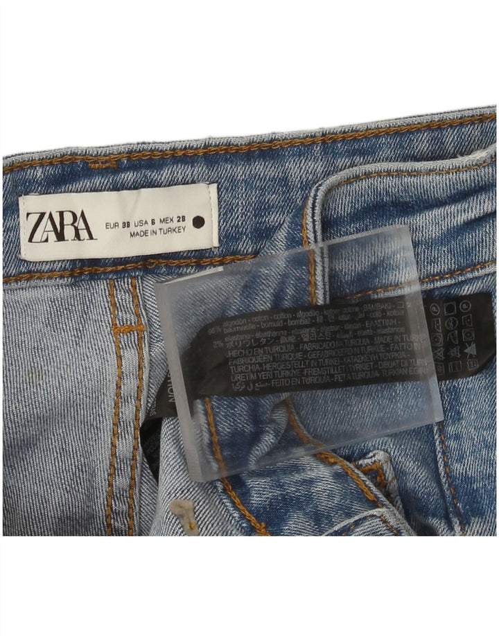 Zara Womens Bootcut Jeans EU 38 Small W28 L26 Blue Cotton