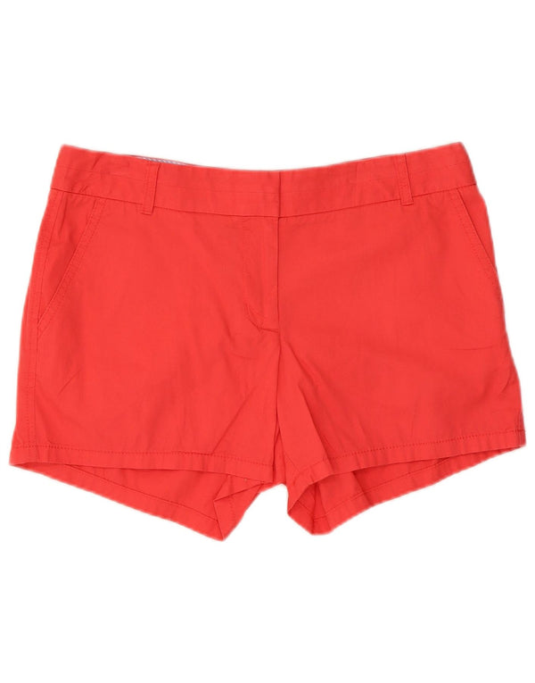 J. Crew Womens Chino Shorts US 8 Medium W34  Red Cotton