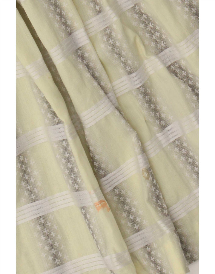 Vintage Womens Pleated Skirt W26 Small Green Check