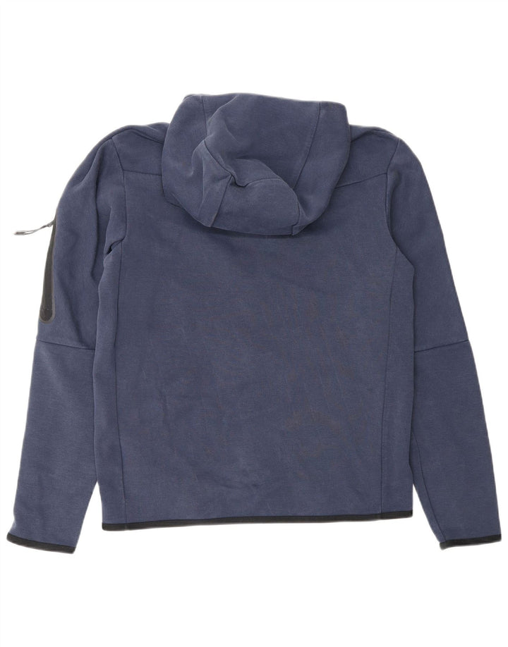Nike Mens Zip Hoodie Sweater Small Navy Blue Cotton