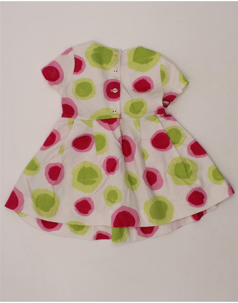 TOMMY HILFIGER Baby Girls A-Line Dress 9-12 Months White Polka Dot Cotton Vintage Tommy Hilfiger and Second-Hand Tommy Hilfiger from Messina Hembry 