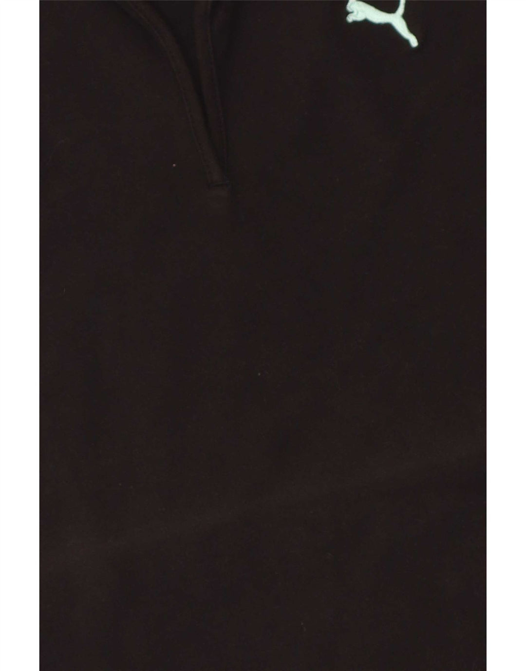 Puma Womens Polo Shirt UK 10 Small Black Cotton