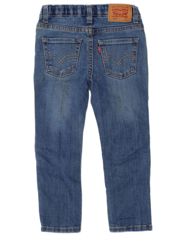 Levi's Boys 510 Skinny Jeans 2-3 Years W22 L16 Blue Cotton