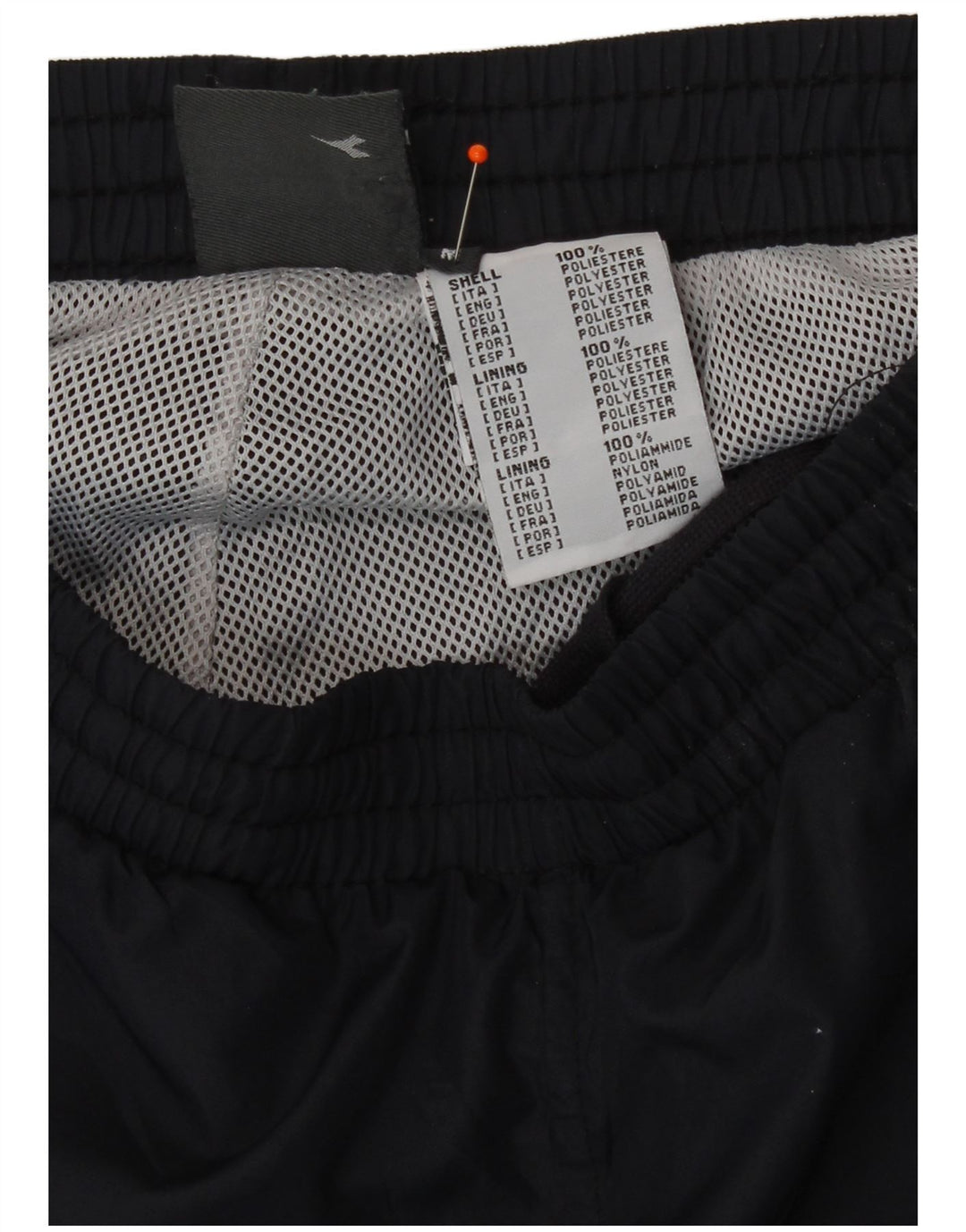 Diadora Mens Tracksuit Trousers Joggers Medium Navy Blue Polyester