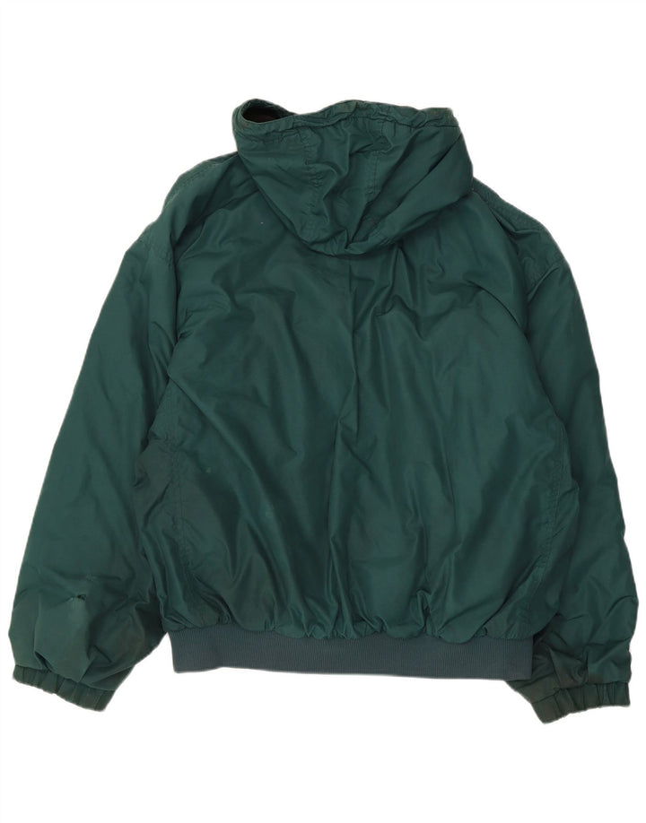Columbia Mens Hooded Windbreaker Jacket UK 40 Large Green