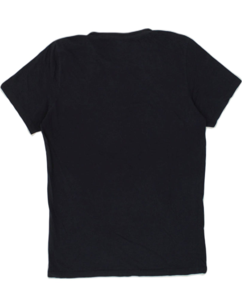 JACK & JONES Mens Core T-Shirt Top Medium Black Cotton | Vintage Jack & Jones | Thrift | Second-Hand Jack & Jones | Used Clothing | Messina Hembry 